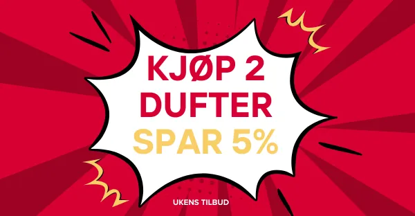 ta' 2 dufter spar 5 prosent