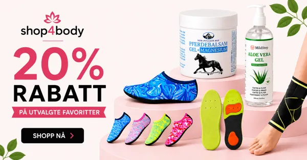 20 % rabatt på utvalgte varer
