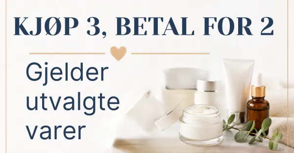 Kjøp 3 & Betal for 2 - Gjelder utvalgte varer