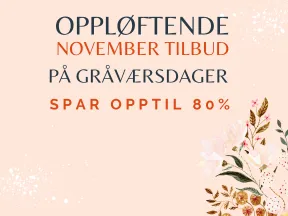 Oppløftende novembertilbud på gråværsdager